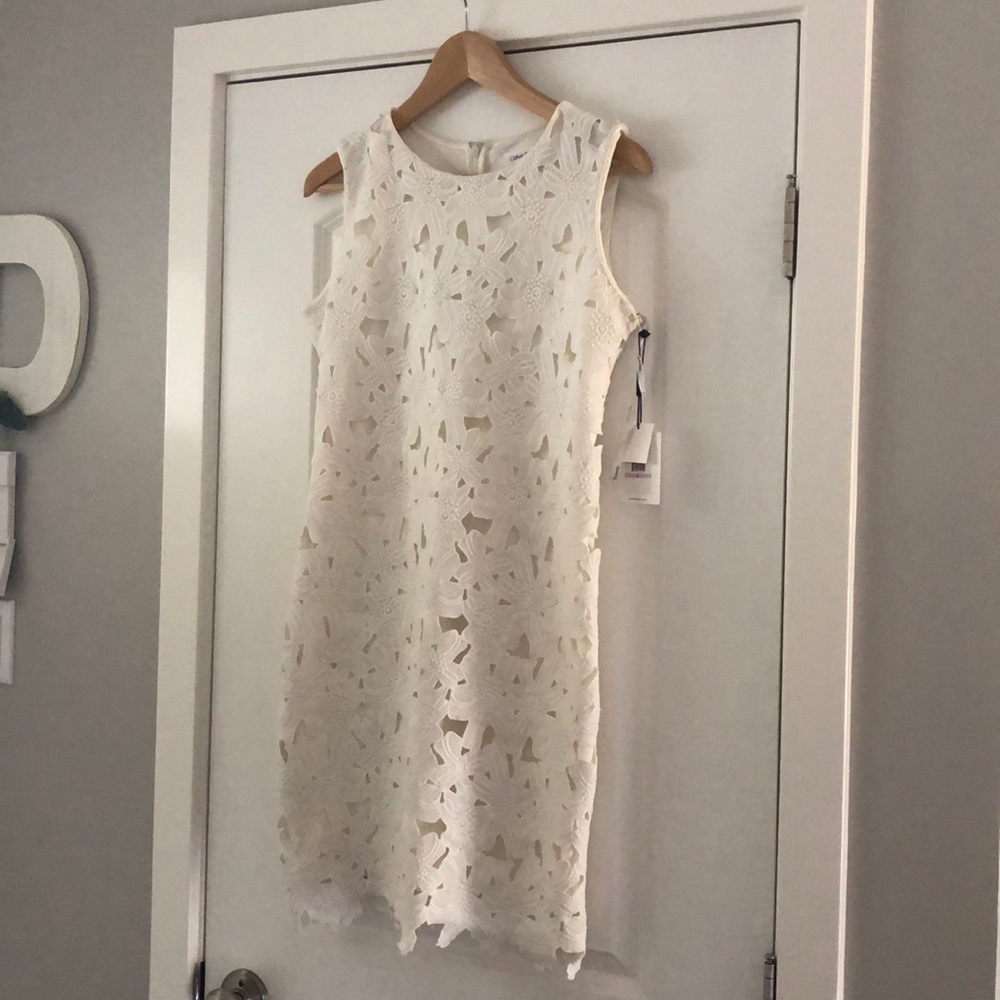 Calvin Klein white dress